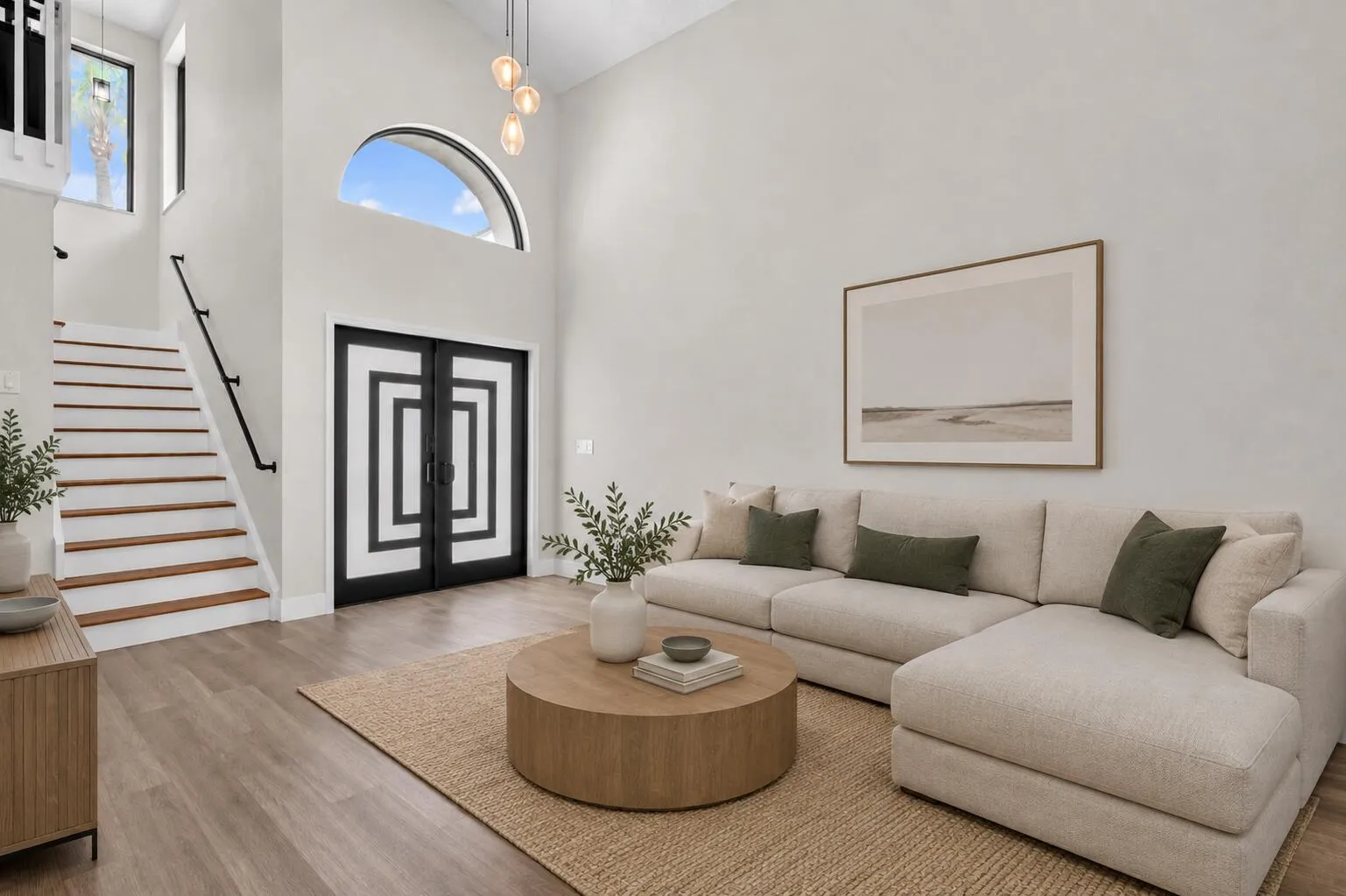 VIRTUALLY STAGED Living Room