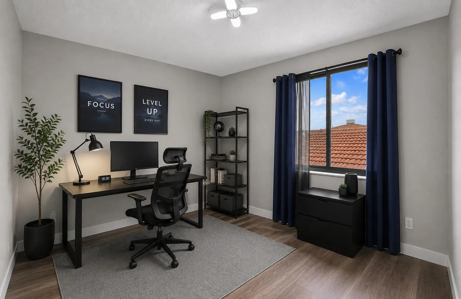 VIRTUALLY STAGED - Bedroom 3