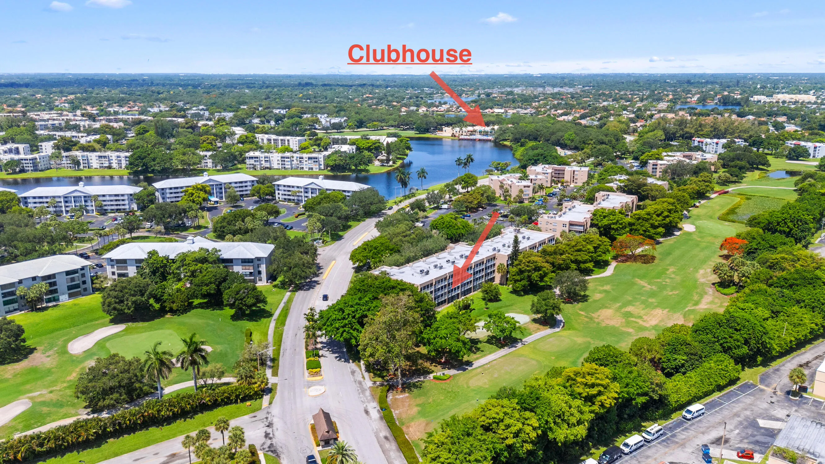 Proximity of unit to clubhouse- very close