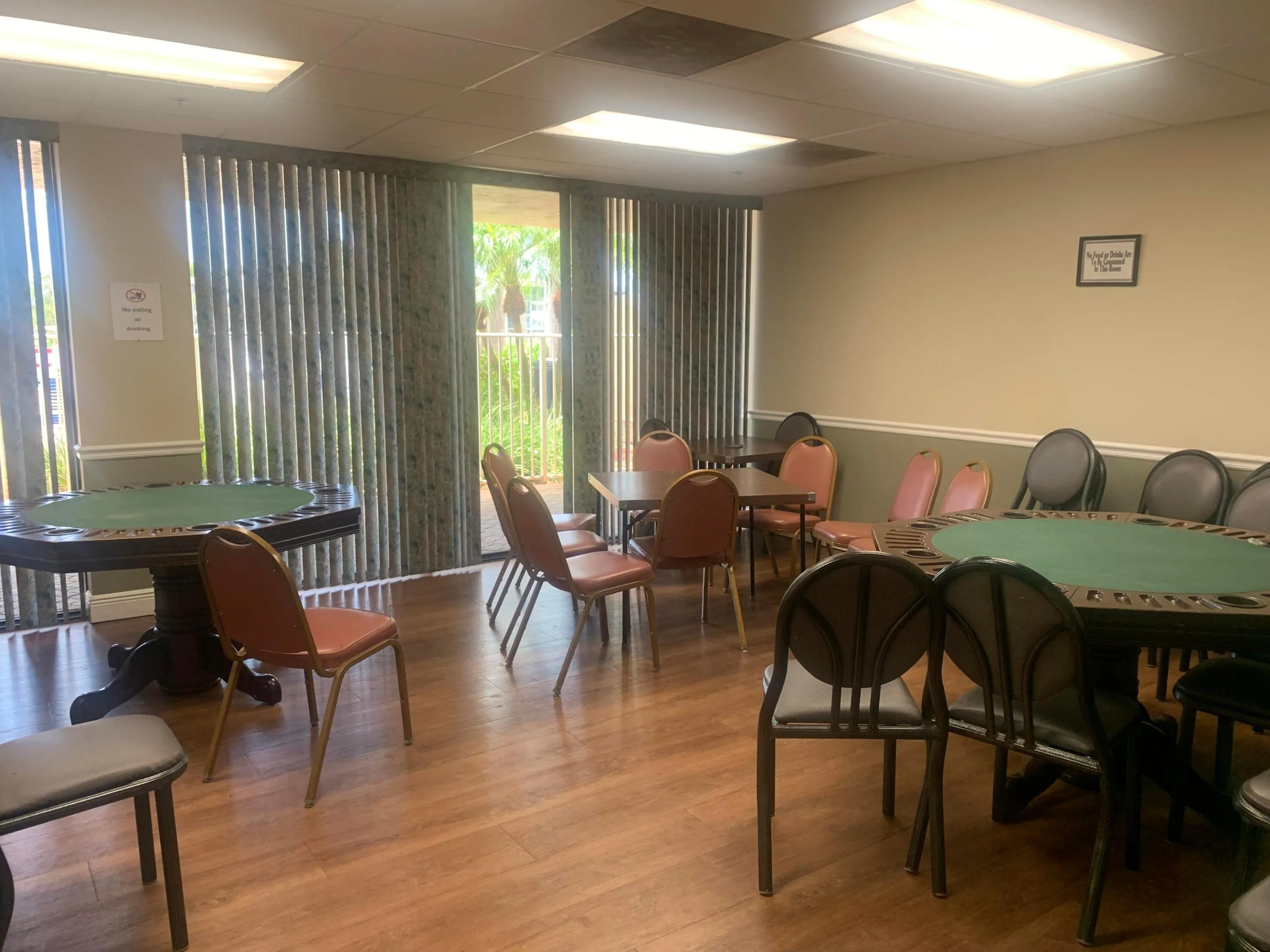 Clubhouse game room