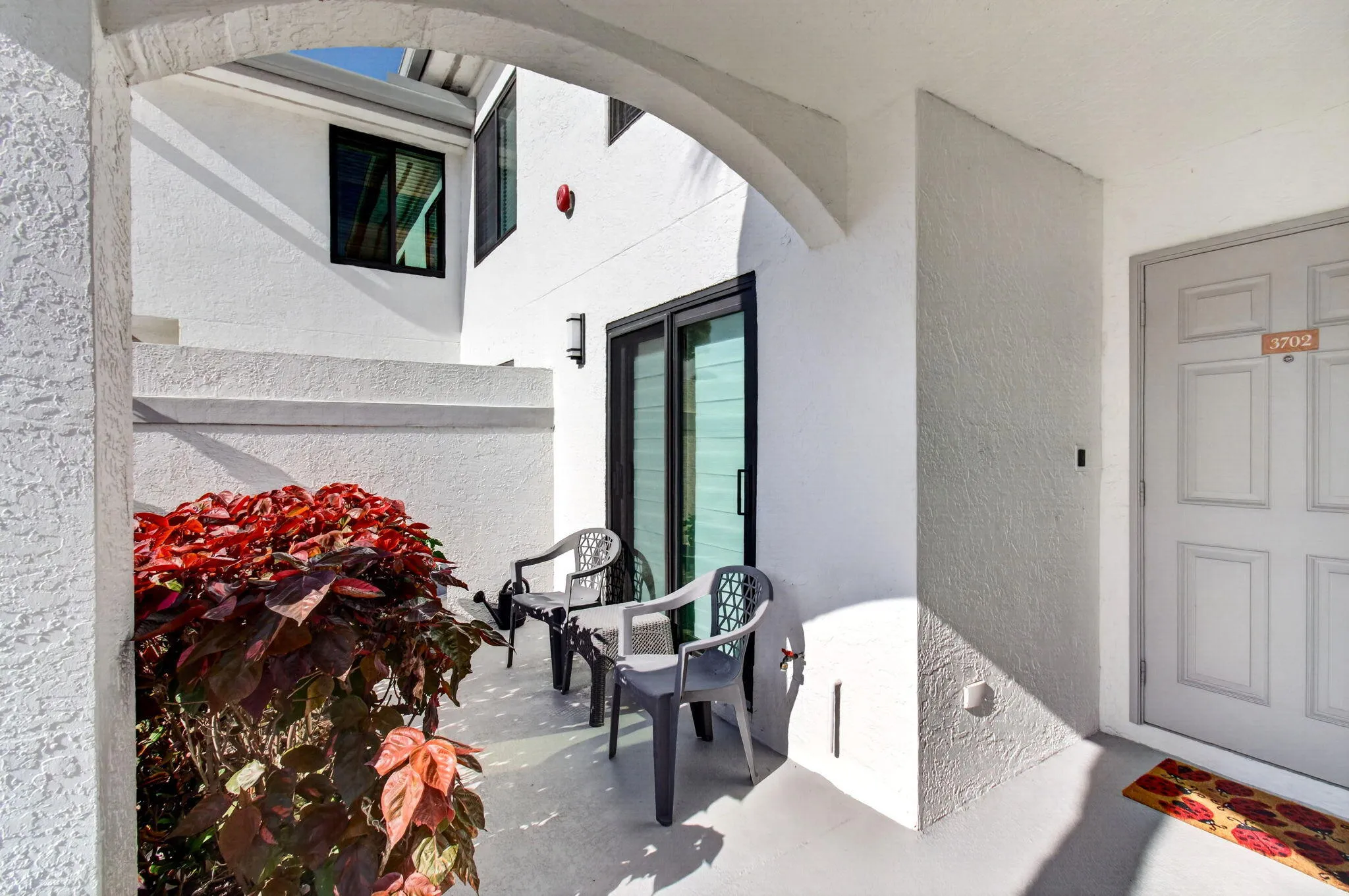 Front Patio at Entry