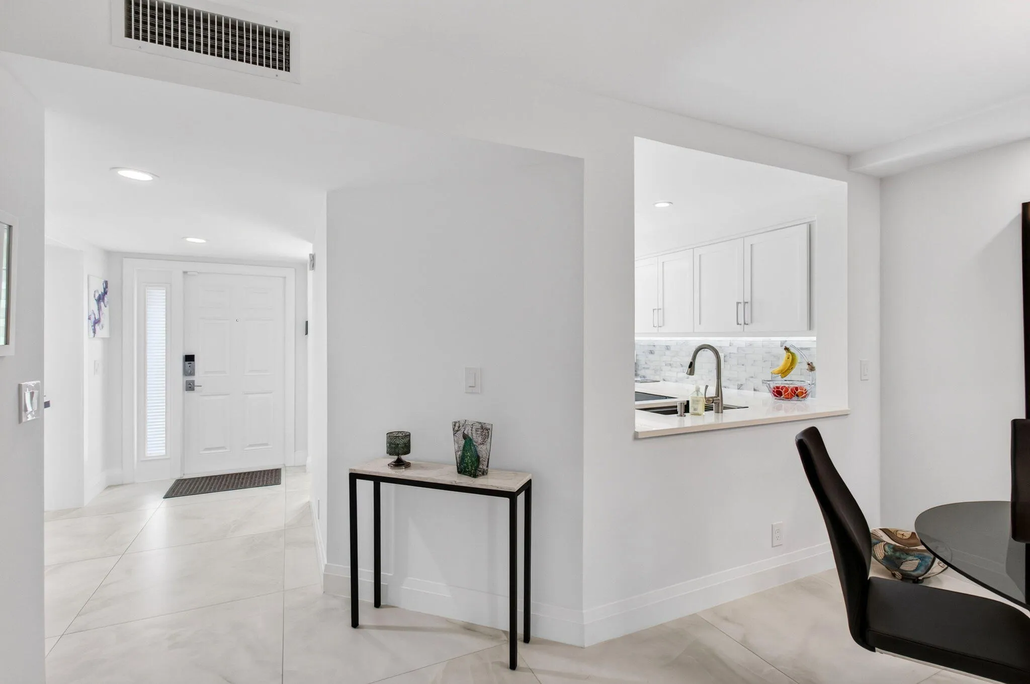 leading to kitchen & dining room