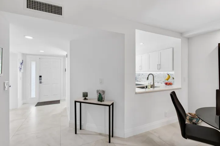 leading to kitchen & dining room