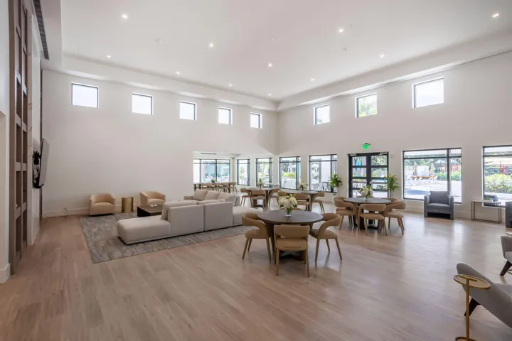 Inside clubhouse