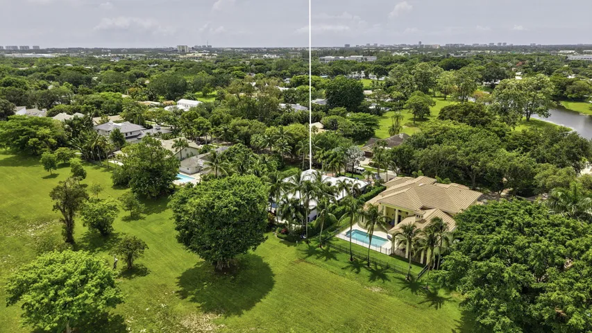Backyard views into park