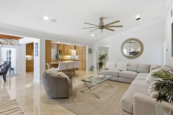 Family Room with view to kitchen