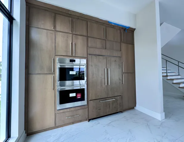 Built-in 48" Sub Zero Refrigerator with Cabinet Panels