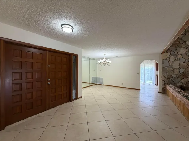 Double Front Door Entry and Dining Area
