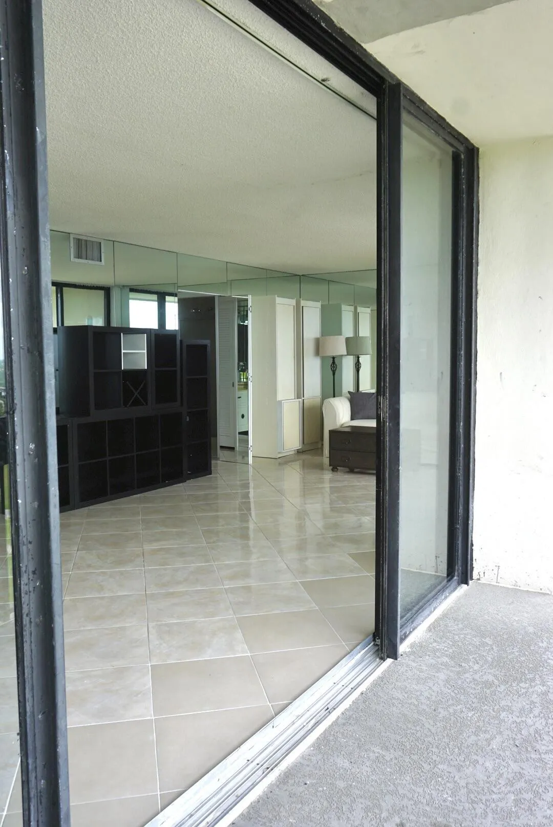 Screened sliders on doors