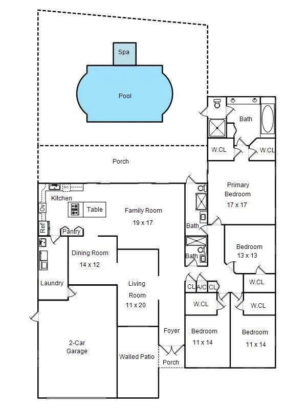 6300 NW 60 Way Floor Plan