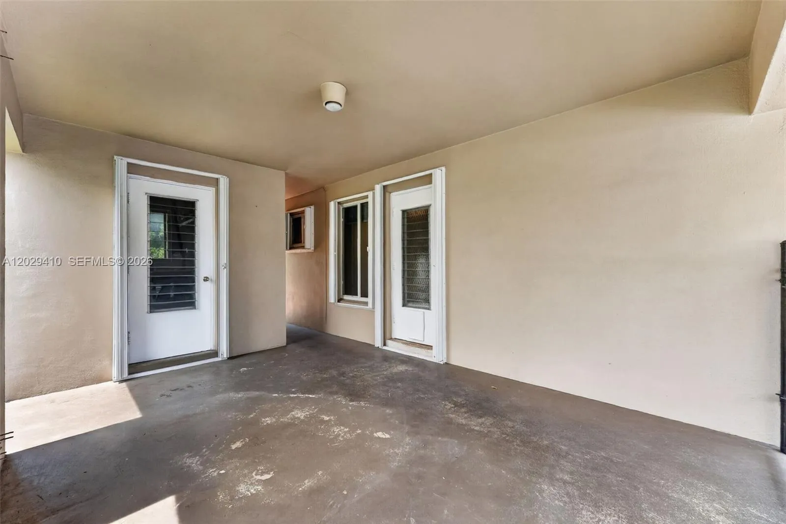 Carport and Laundry Room