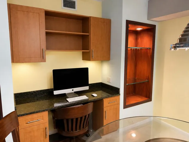 Desk area