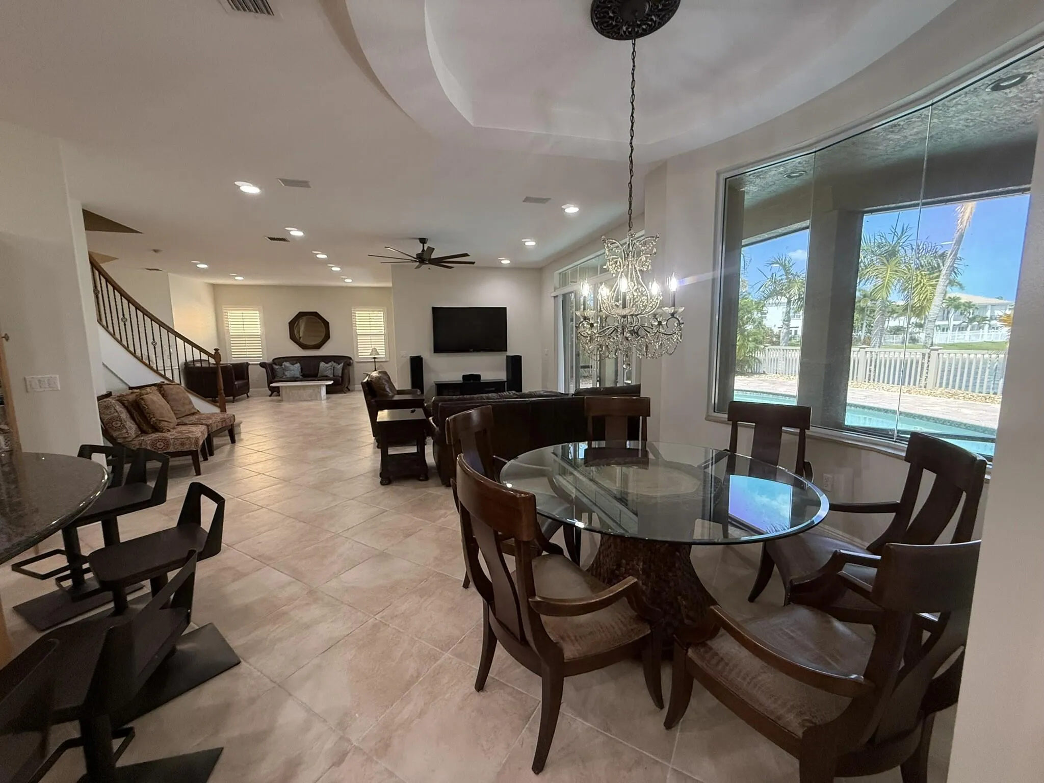 Open Living Areas and Water View