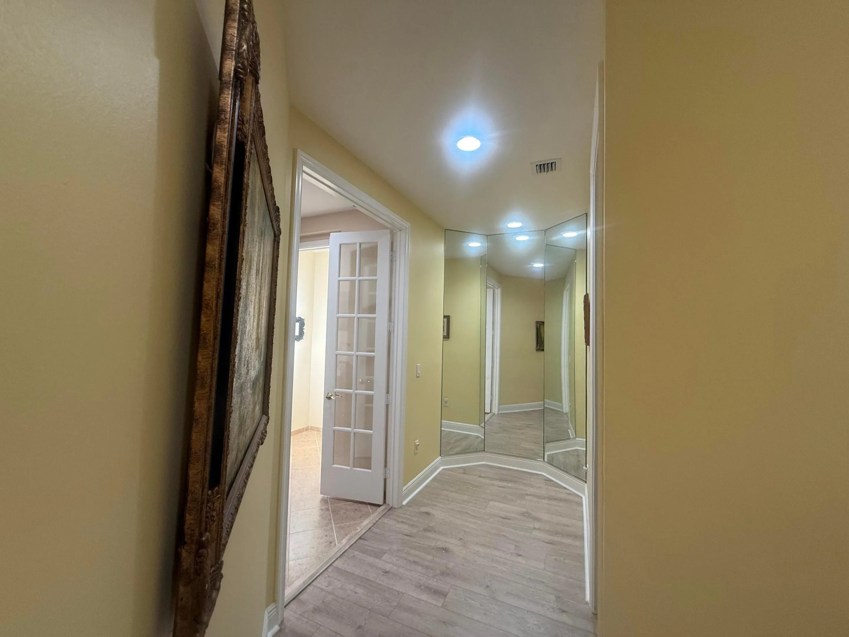 Dressing area in primary suite