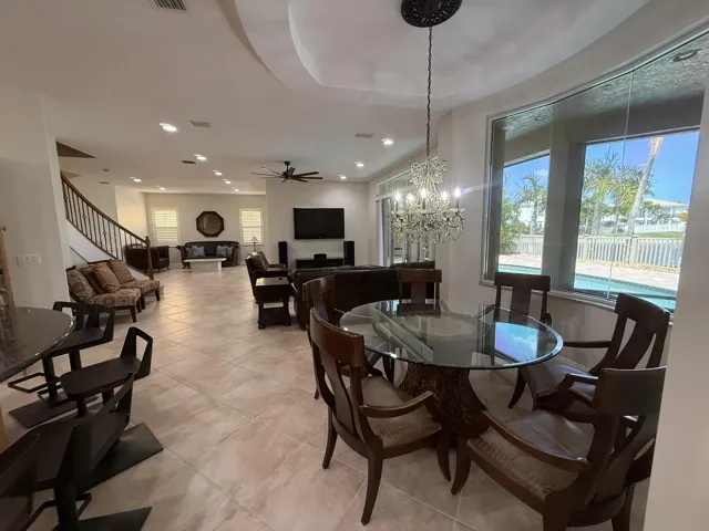 Open Living Areas and Water View