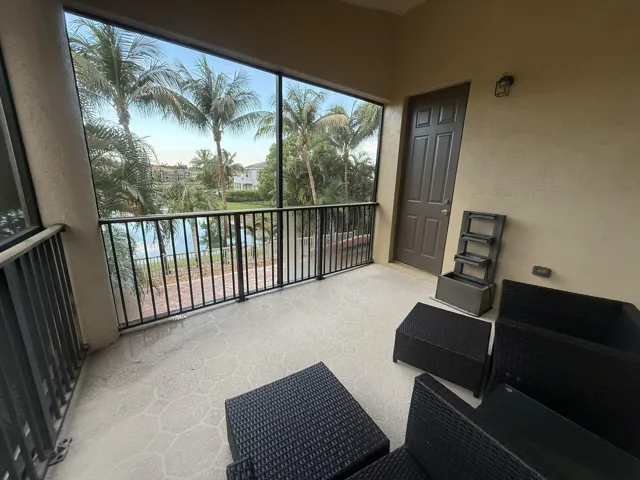 Covered Balcony Area off primary suite