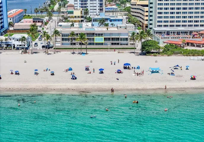 Direct oceanfront unit on beautiful Hollywood Beach