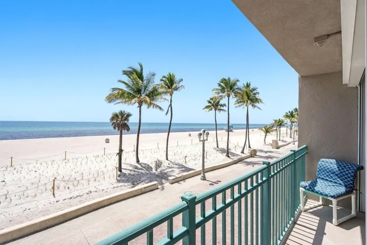 Direct views from your private balcony