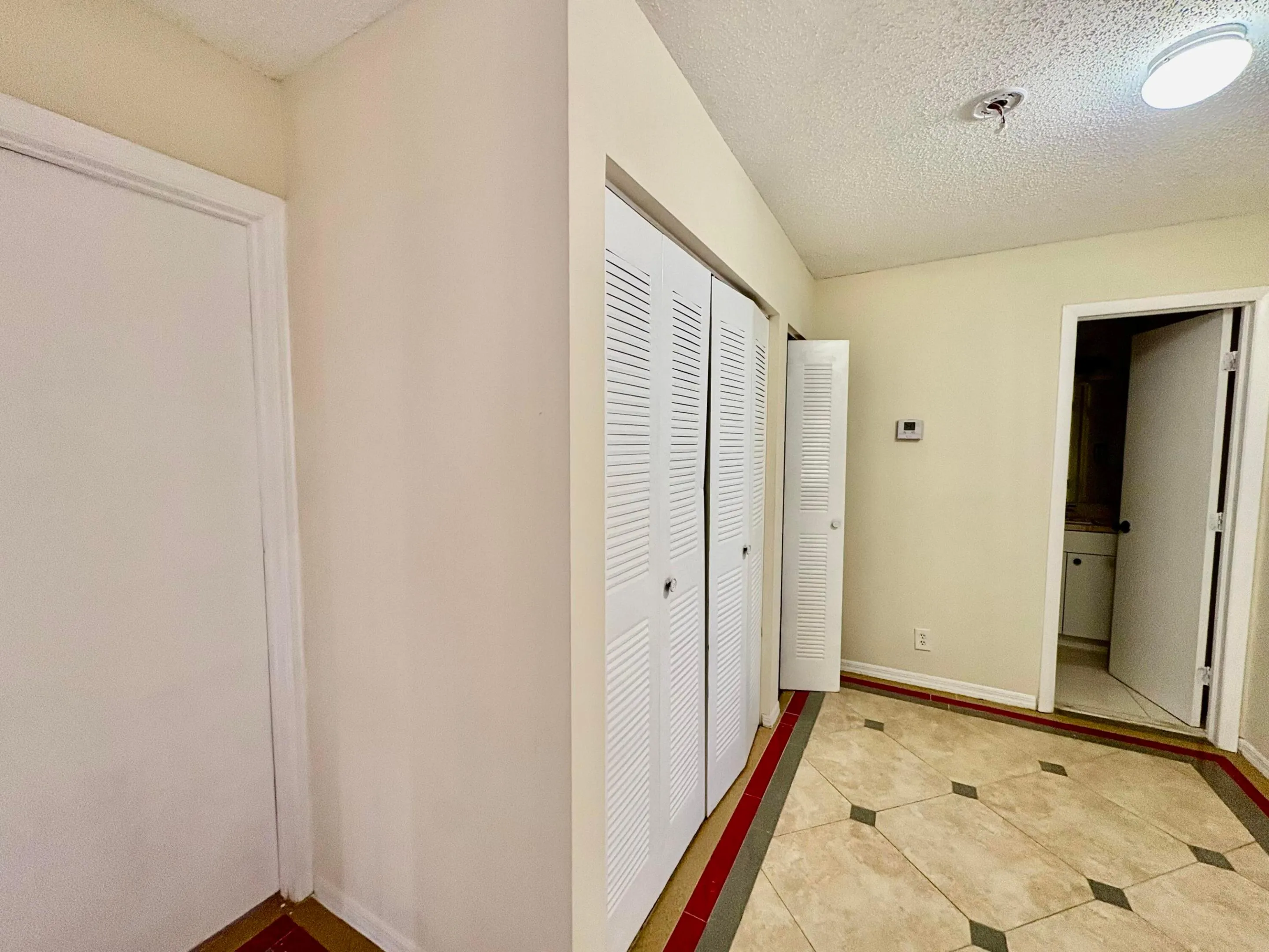 Upstairs Hall with Full Size Washer & Dryer