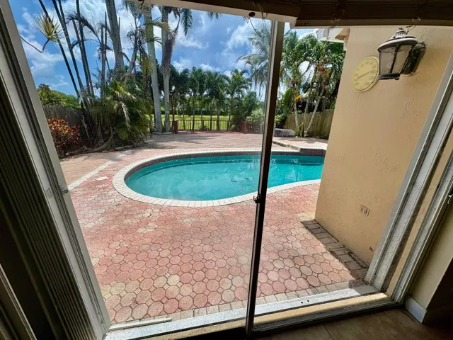 Bright Backyard Pool View