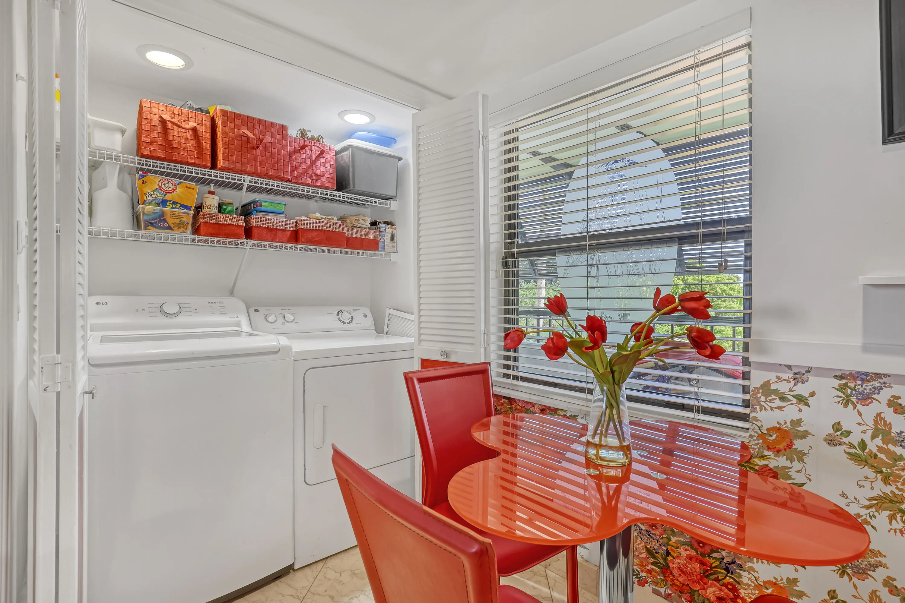 Laundry convenience inside the home