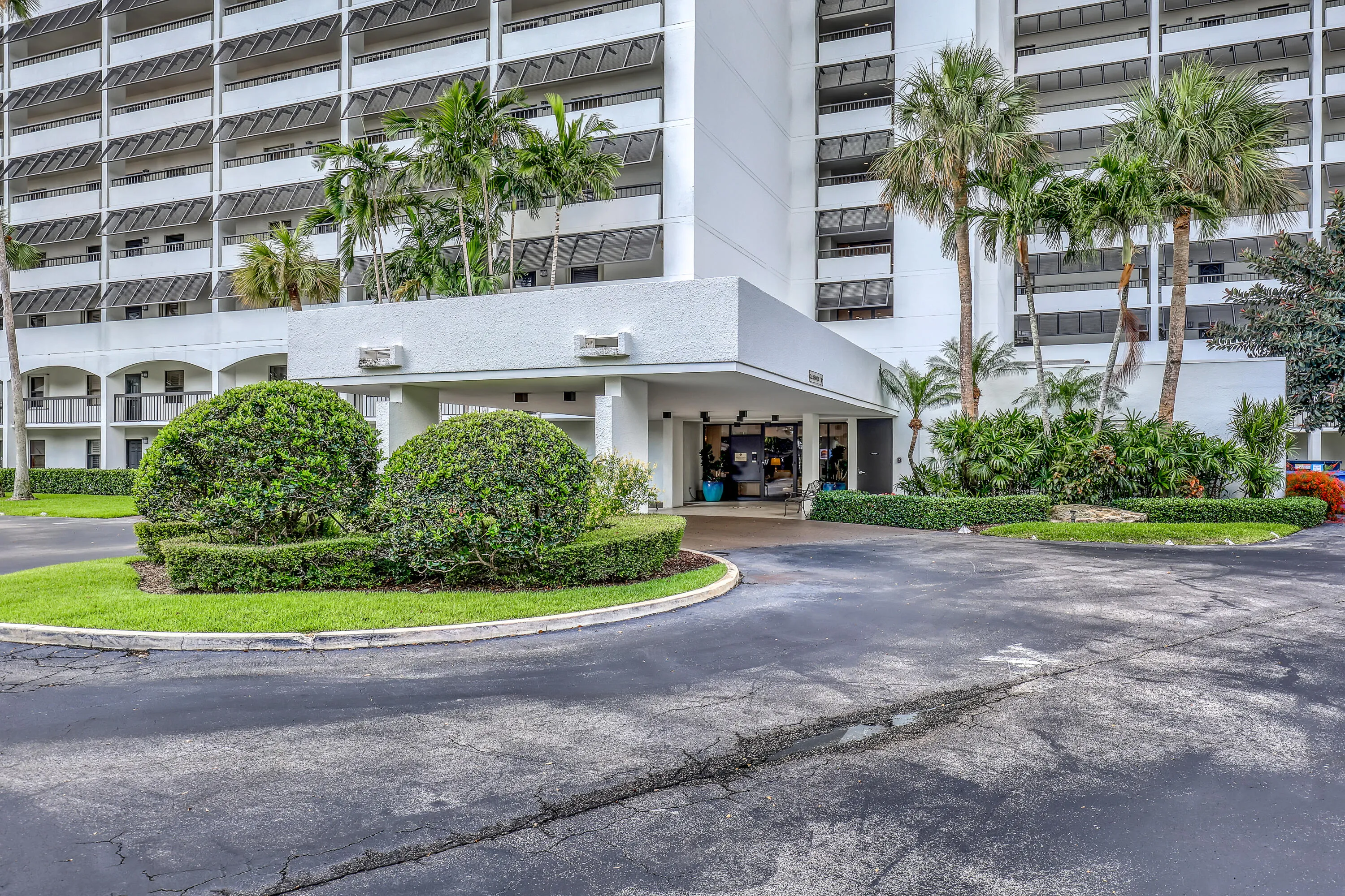 Tropical landscaping welcomes you