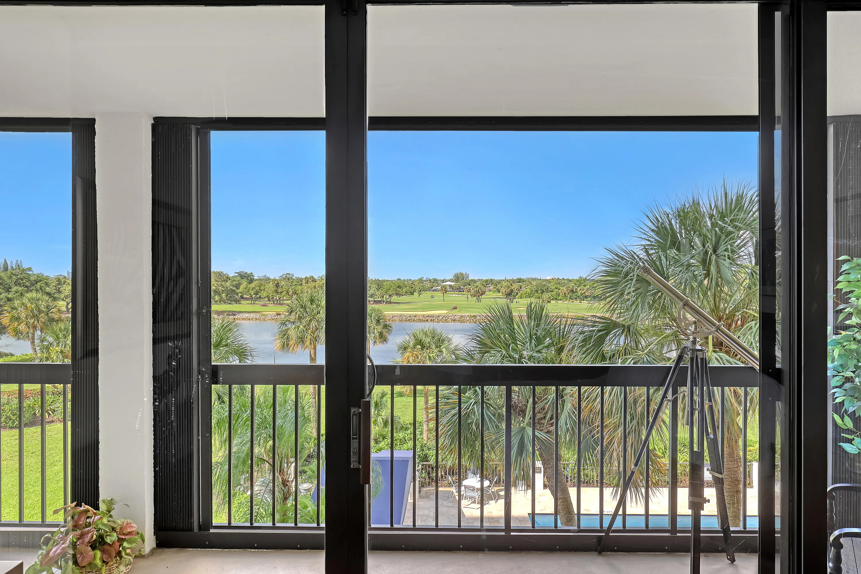 Pool, deck, ICW & golf beyond