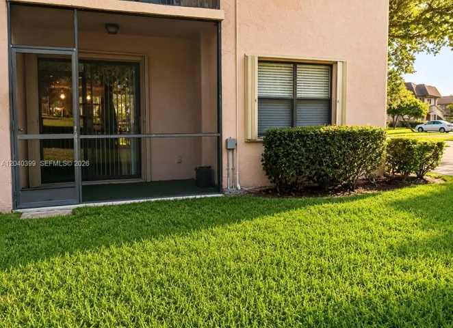 Outside view of corner unit