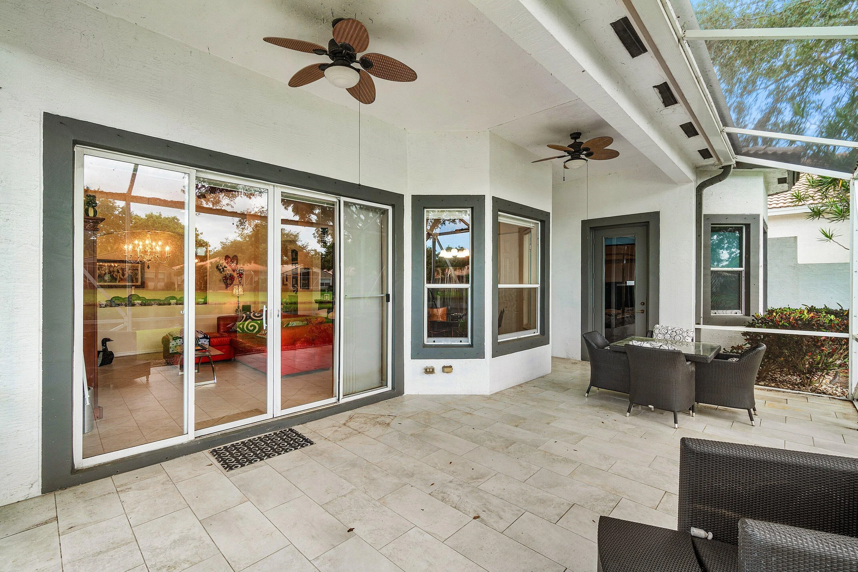 Covered, Screened Patio