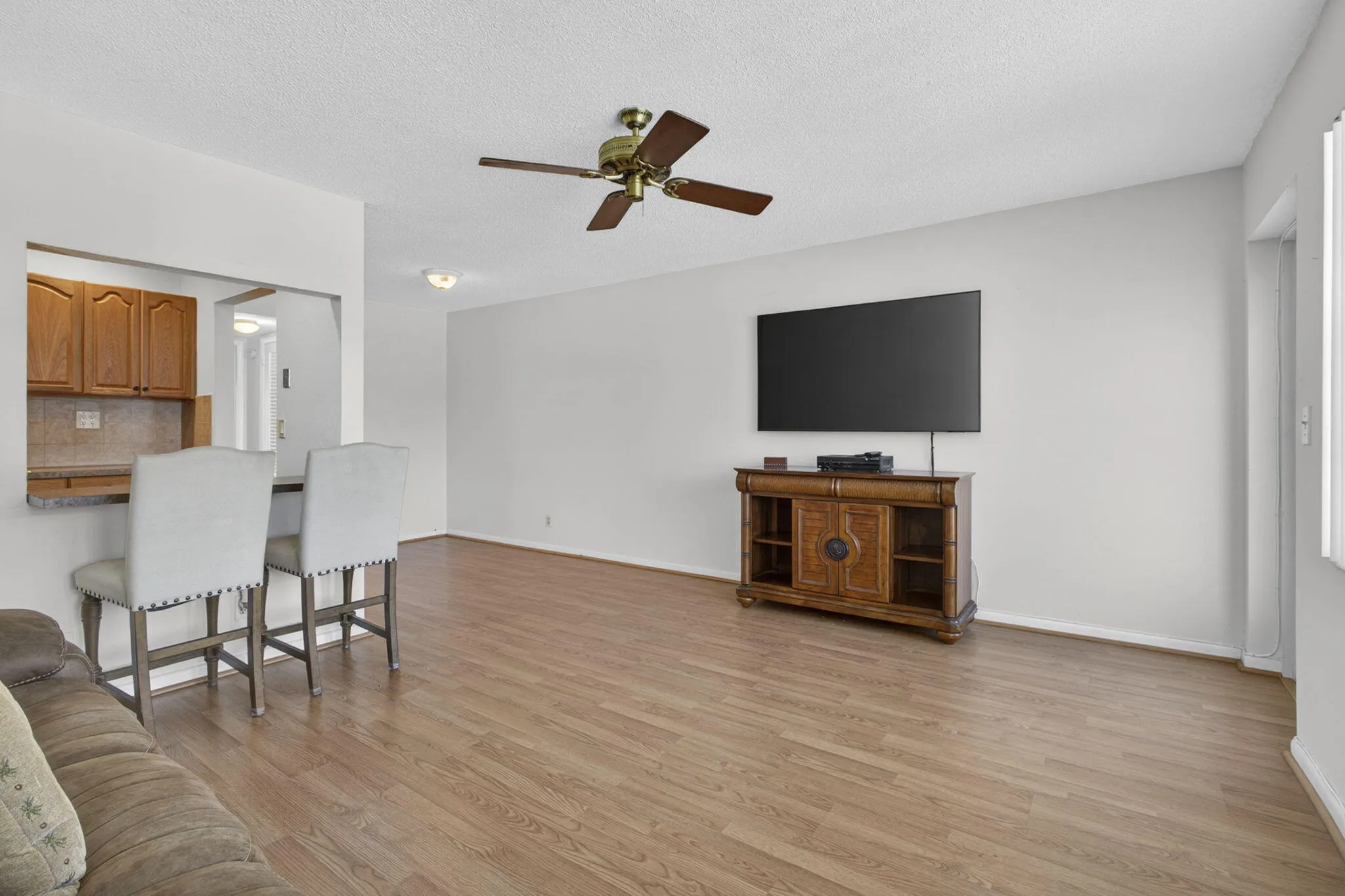 Flat screen TV included and one in the bedroom