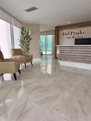 Newly renovated lobby and front desk