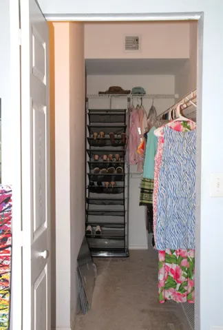 Master walk-in closet