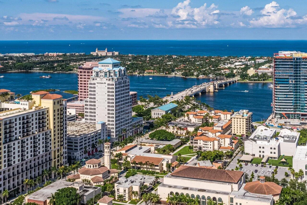 Downtown West Palm Beach Aerial Views
