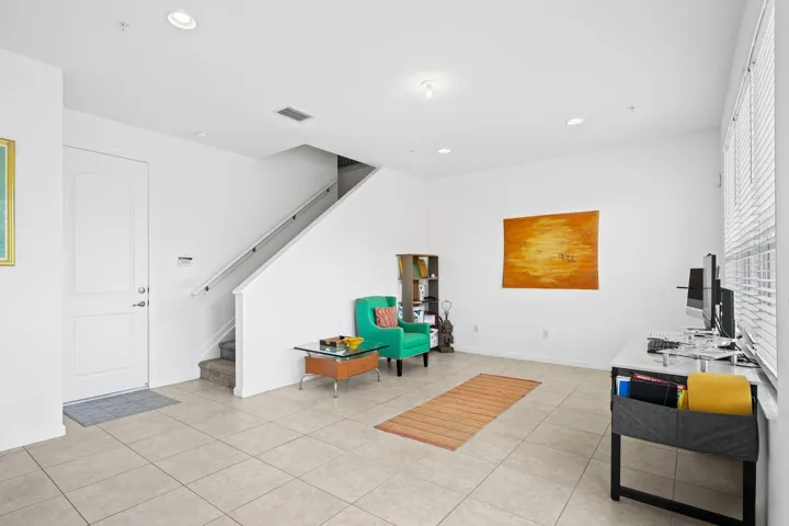 1st level > currently set up as office, can be converted to a 4th BR