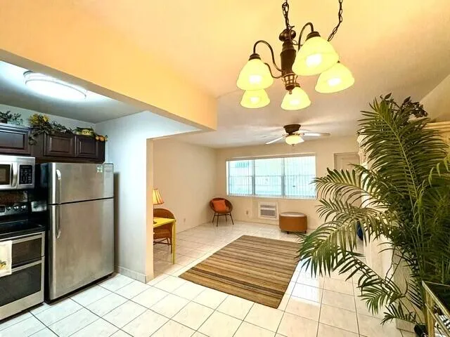 Kitchen & Living Room View