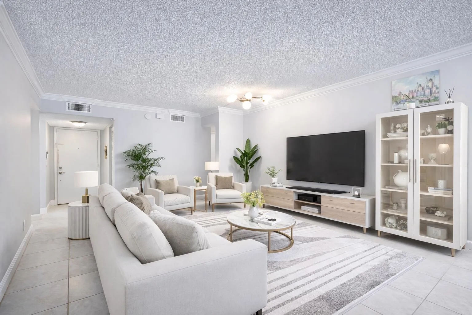 Living room - Virtually staged