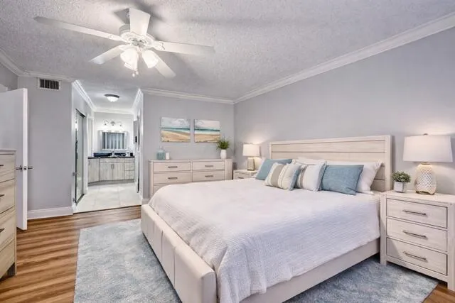 Master bedroom virtually staged