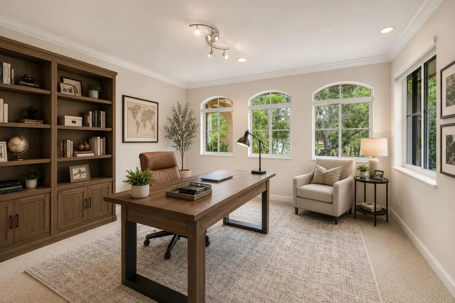 virtually enhanced office