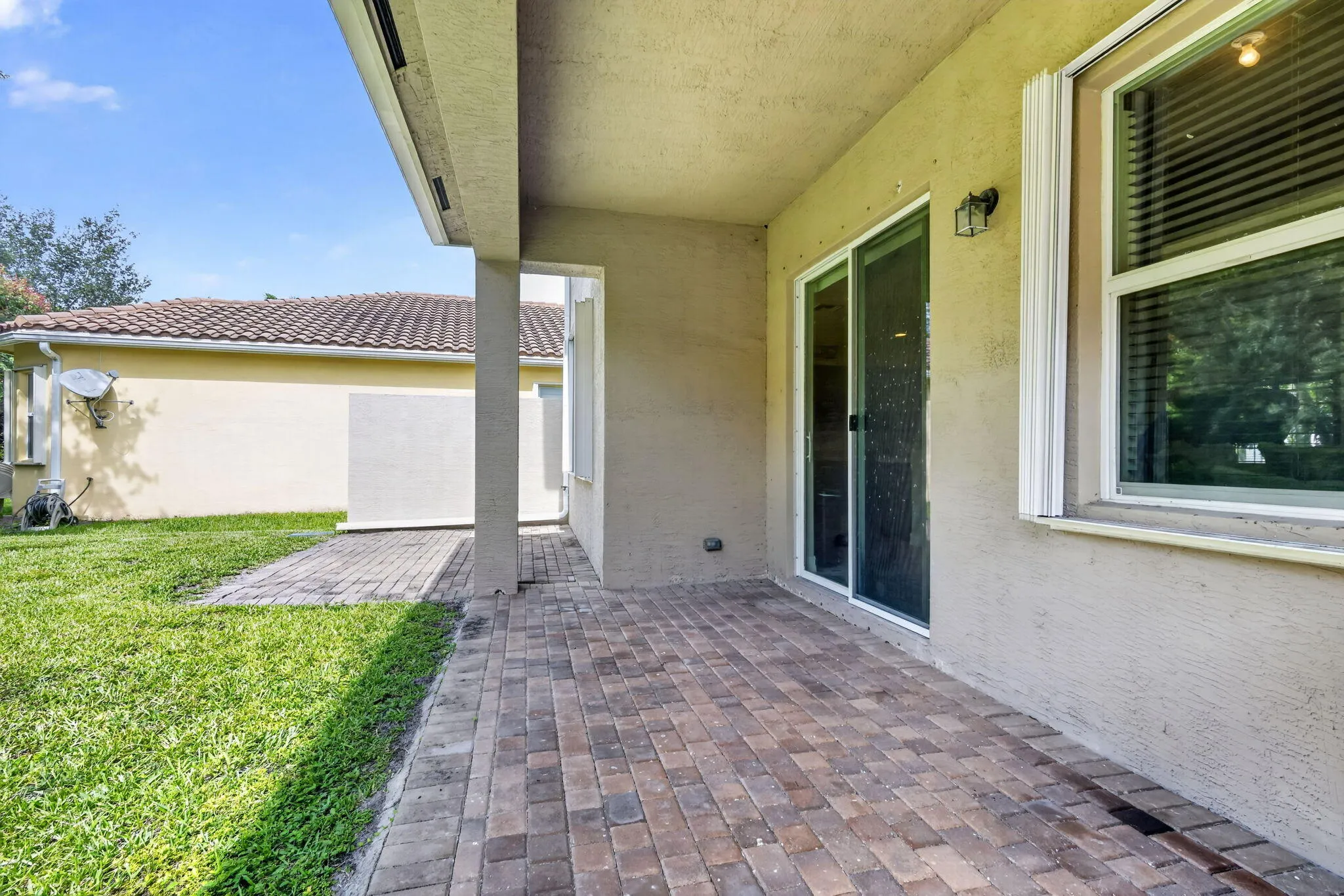 Covered patio
