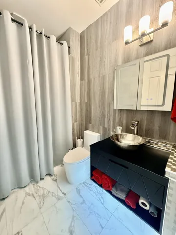 Upgraded Guest Bathroom