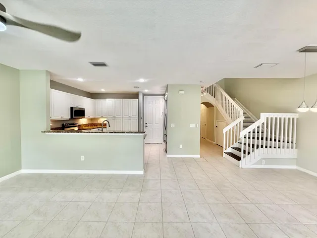 Downstairs Areas Tiled Throughout