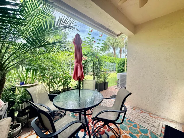 Extended Private Backyard Patio Area