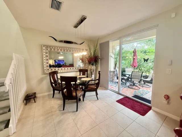Dining Area and Patio Access