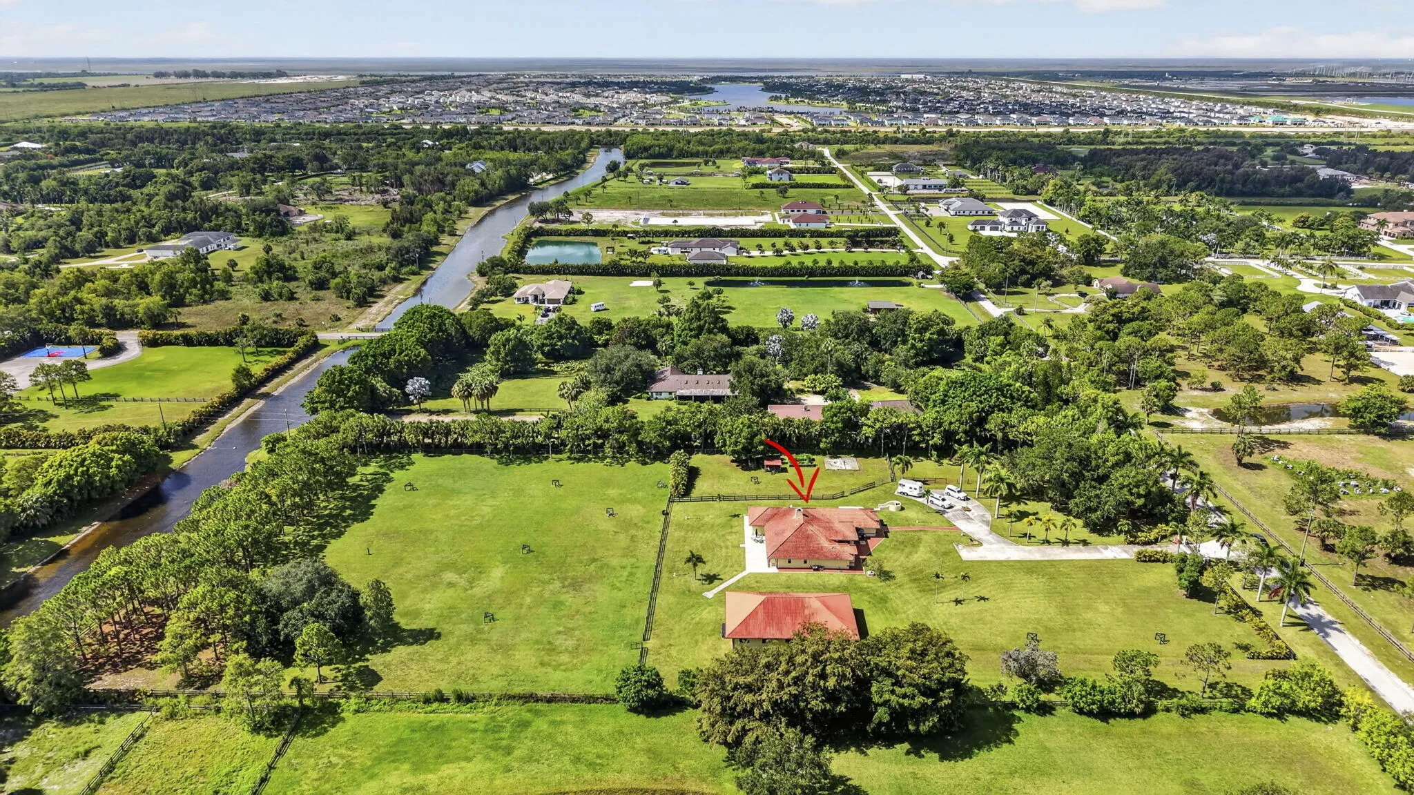 Five Acres, irrigated