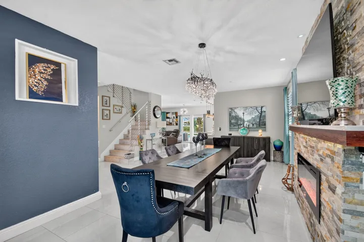 living dining area
