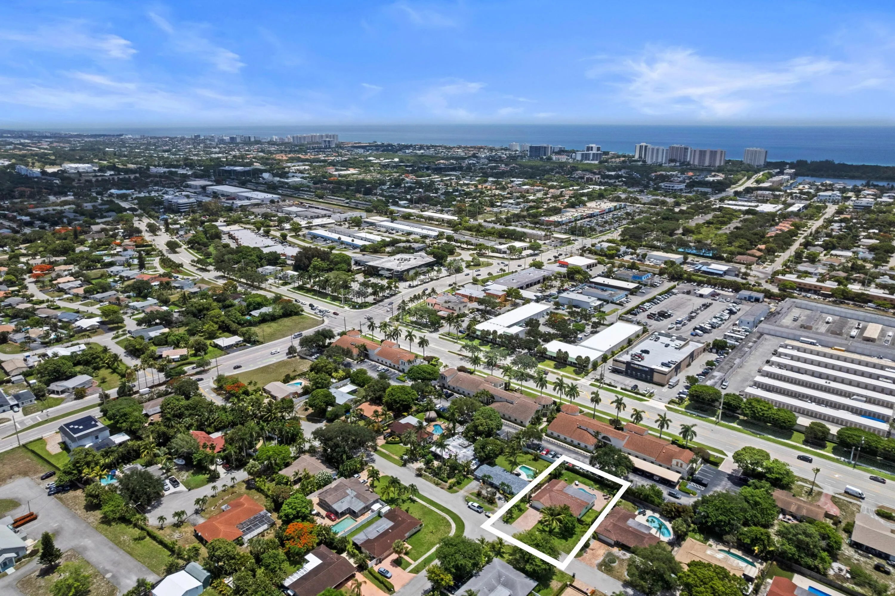 Aerial Neighborhood View