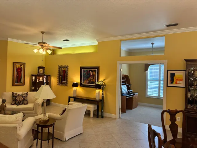 kitchen to living
