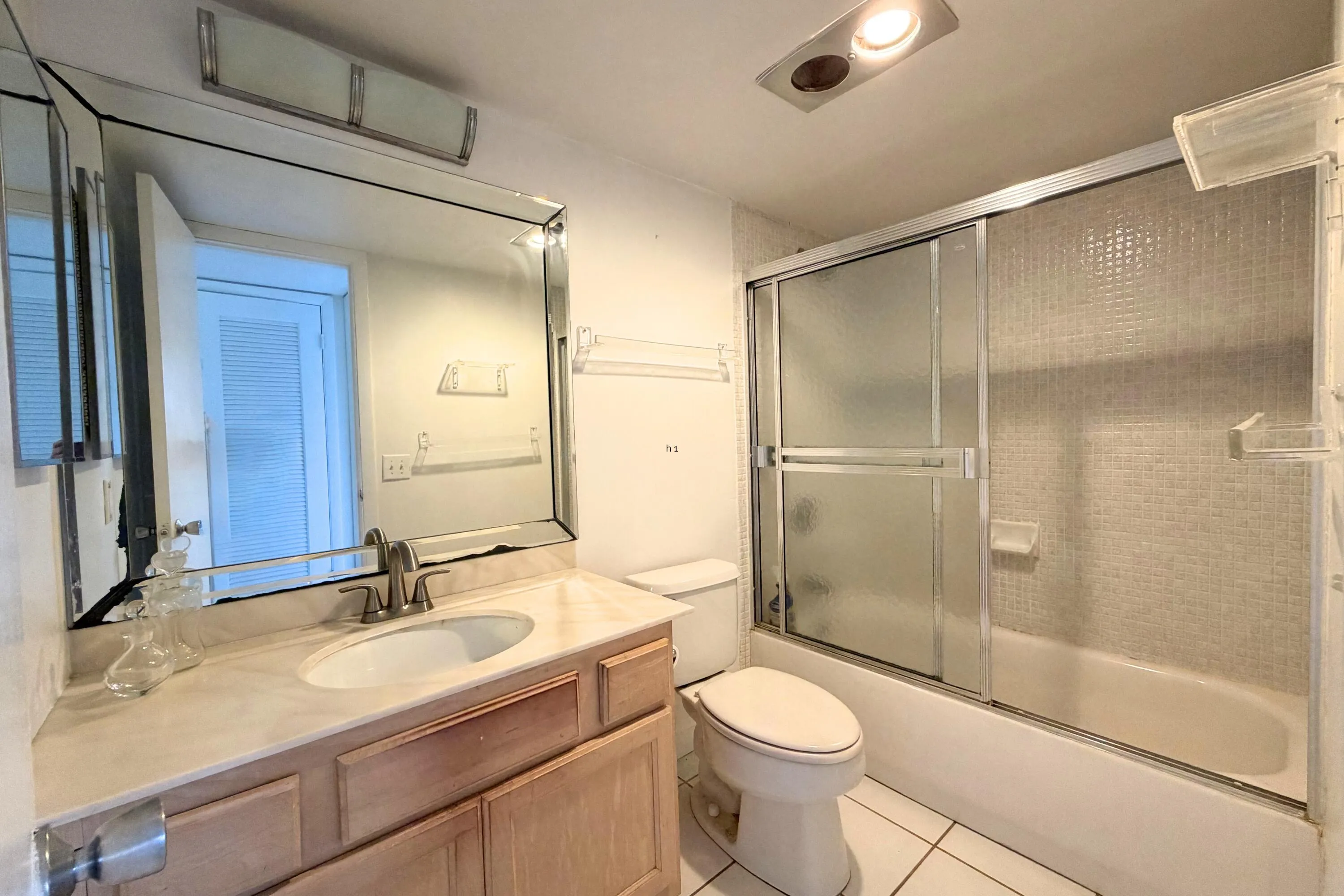 Bathtub and wooden cabinet!