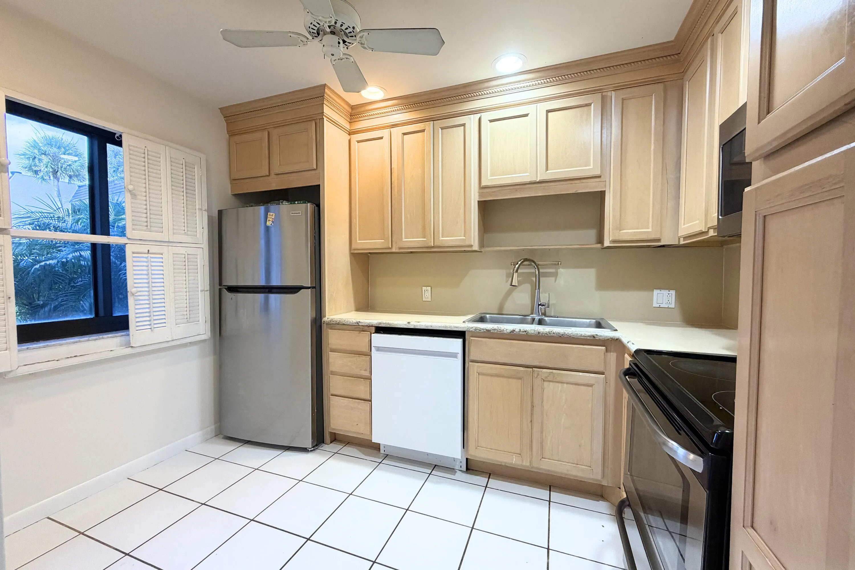 Wooden cabinets!