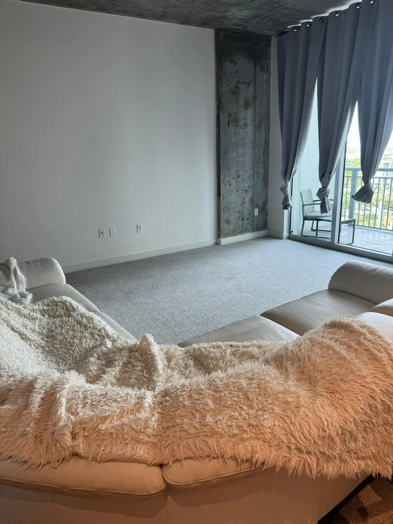 Sofa in living room can stay if you want